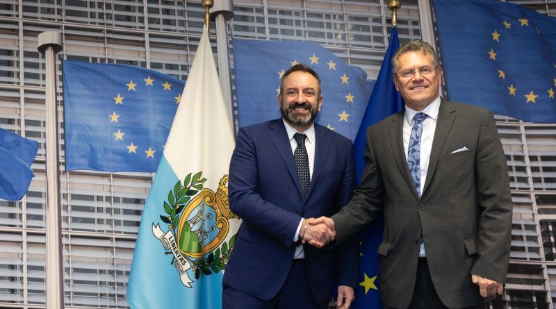 San Marino – Accordo di Associazione UE, proseguono le interlocuzioni diplomatiche sul percorso di approvazione in vista del COREPER dell’8 giugno