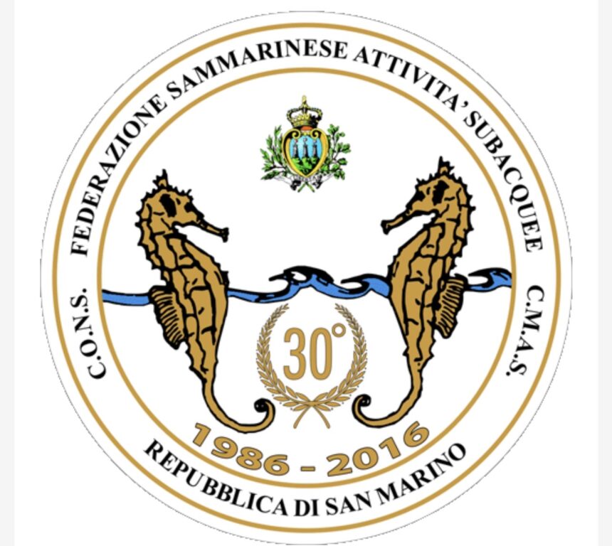 San Marino. Fed. Samm. attività subacque – Esami di fine corso per la FSAS, 24 nuovi brevetti tra sub e apnea