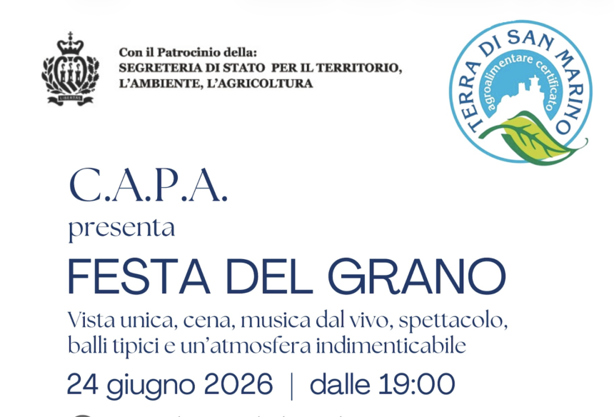 San Marino. E… state col Consorzio apre la stagione con la Festa del Grano