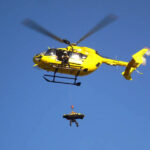 Incidente in mountain bike a Montescudo Monte Colombo: soccorso con verricello